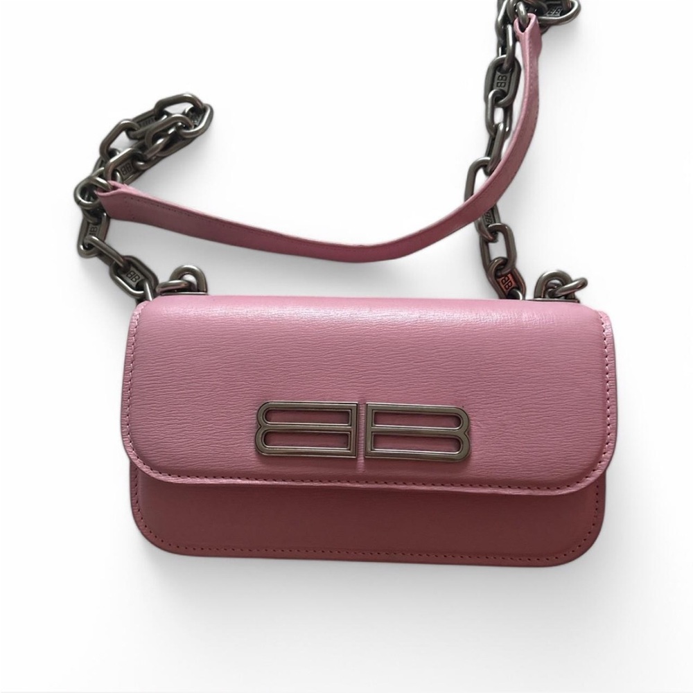 Balenciaga Pink Chain Shoulder Bag